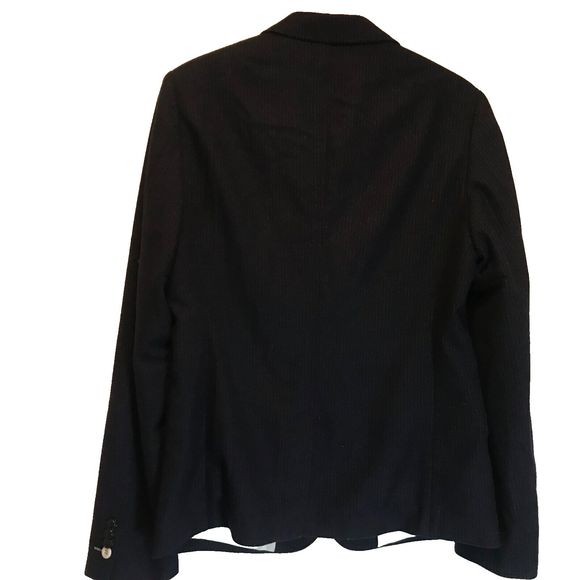 Never worn J.C. Rags Pinstripe Wool Blazer Tailored Fit Surgeon's Cuff Men L - Picture 10 of 11